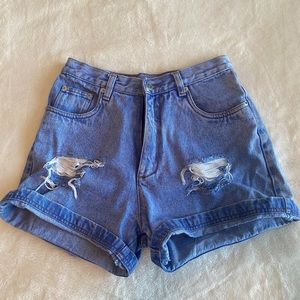 VINTAGE jean shorts
